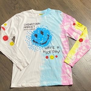 Chinatown Market x UO Tie-Dye Long Sleeve Shirt